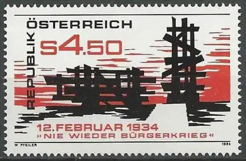 ÖSTERREICH 1984 Mi-Nr. 1766 ** MNH