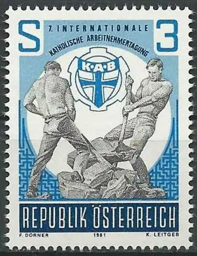 ÖSTERREICH 1981 Mi-Nr. 1688 ** MNH