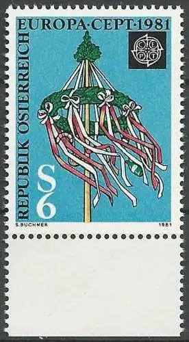 ÖSTERREICH 1981 Mi-Nr. 1671 ** MNH