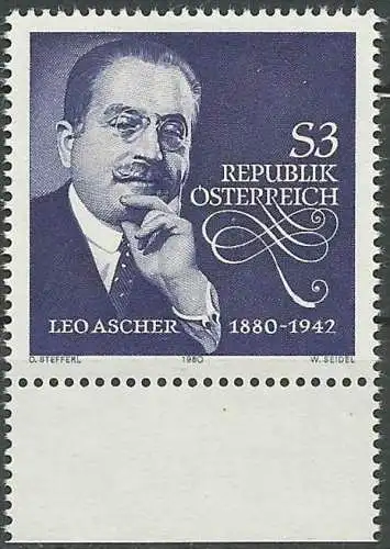 ÖSTERREICH 1980 Mi-Nr. 1650 ** MNH