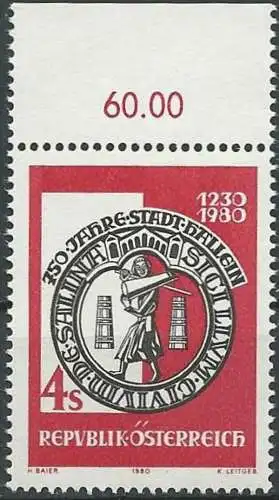 ÖSTERREICH 1980 Mi-Nr. 1637 ** MNH