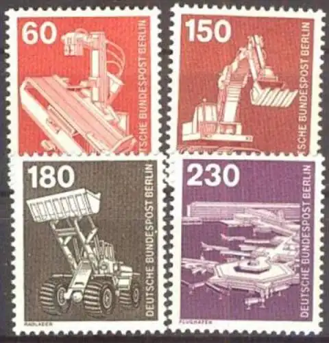 BERLIN 1978 Mi-Nr. 582/86 ** MNH