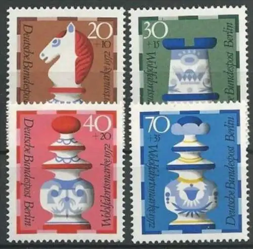 BERLIN 1972 Mi-Nr. 435/38 ** MNH