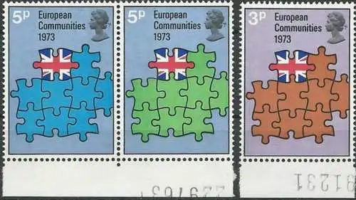 GROSSBRITANNIEN 1973 Mi-Nr. 612/14 ** MNH