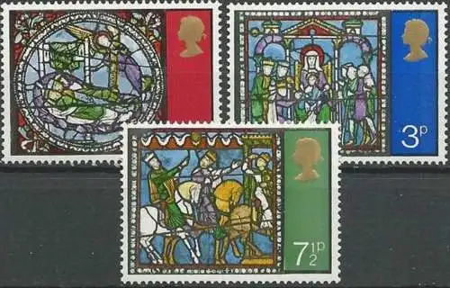 GROSSBRITANNIEN 1971 Mi-Nr. 587/89 ** MNH