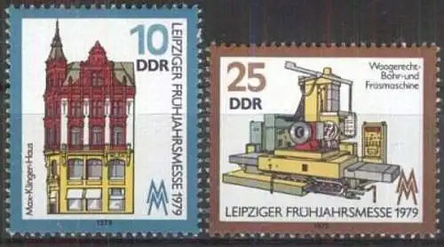 DDR 1979 Mi-Nr. 2403/04 ** MNH
