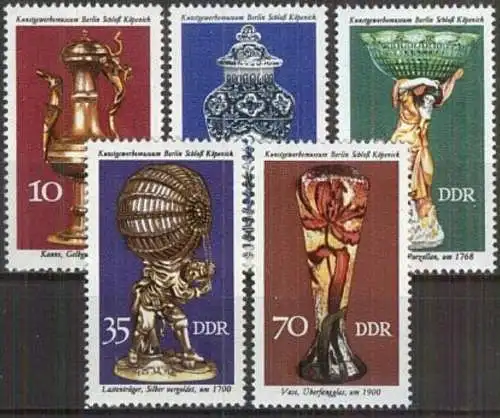 DDR 1976 Mi-Nr. 2171/75 ** MNH