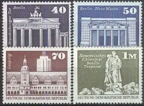 DDR 1973 Mi-Nr. 1879/82 ** MNH