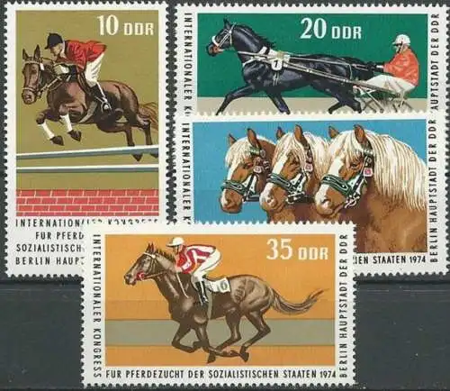 DDR 1974 Mi-Nr. 1969/72 ** MNH