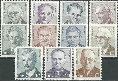 DDR 1974 Mi-Nr. 1907/17 ** MNH