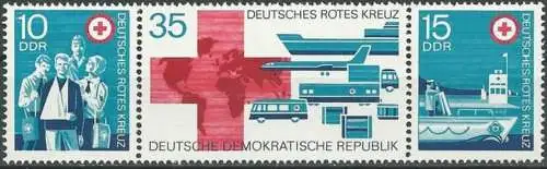 DDR 1972 Mi-Nr. 1789/91 ** MNH