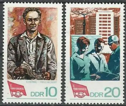 DDR 1968 Mi-Nr. 1363/64 ** MNH