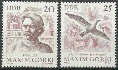 DDR 1968 Mi-Nr. 1351/52 ** MNH