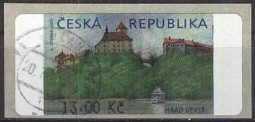 TSCHECHISCHE REPUBLIK 2000 Mi-Nr. ATM !Automatenmarke o used