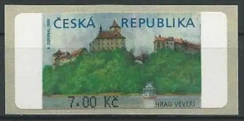 TSCHECHISCHE REPUBLIK 2000 Mi-Nr. ATM 1 Automatenmarke ** MNH