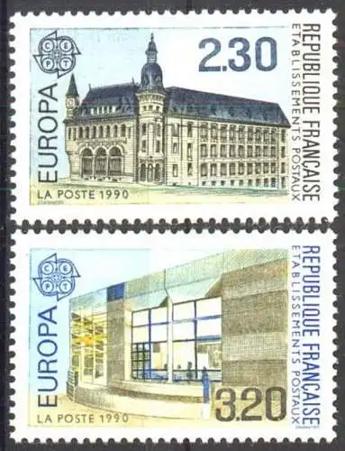 FRANKREICH 1990 Mi-Nr. 2770/71 ** MNH