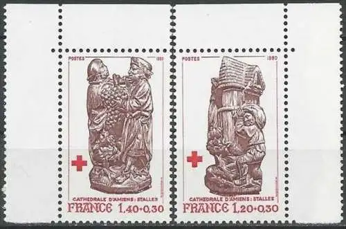 FRANKREICH 1980 Mi-Nr. 2231/32 ** MNH