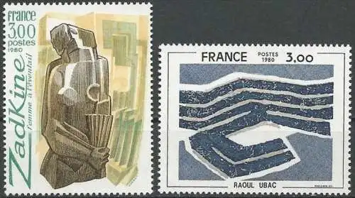 FRANKREICH 1980 Mi-Nr. 2192 + 2193 ** MNH