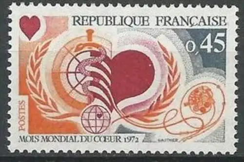 FRANKREICH 1972 Mi-Nr. 1785 ** MNH