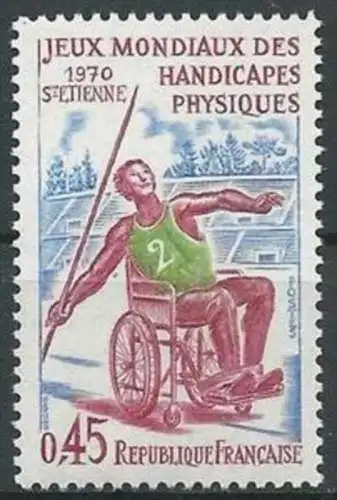 FRANKREICH 1970 Mi-Nr. 1719 ** MNH