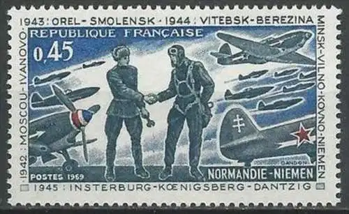 FRANKREICH 1969 Mi-Nr. 1684 ** MNH