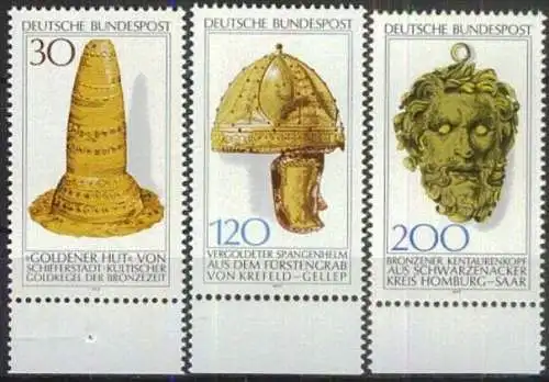 DEUTSCHLAND 1977 Mi-Nr. 943/45 ** MNH