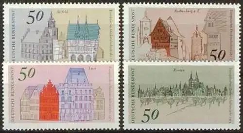 DEUTSCHLAND 1975 Mi-Nr. 860/63 ** MNH