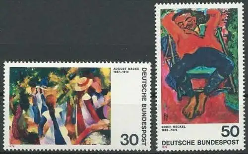 DEUTSCHLAND 1974 Mi-Nr. 816/17 ** MNH