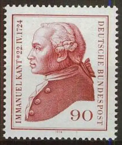 DEUTSCHLAND 1974 Mi-Nr. 806 ** MNH