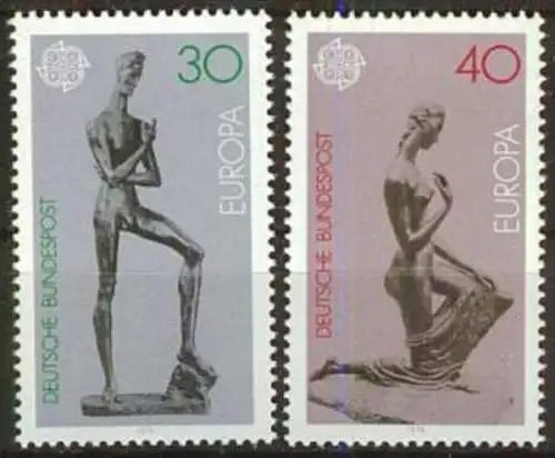 DEUTSCHLAND 1974 Mi-Nr. 804/05 ** MNH