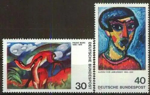 DEUTSCHLAND 1974 Mi-Nr. 798/99 ** MNH