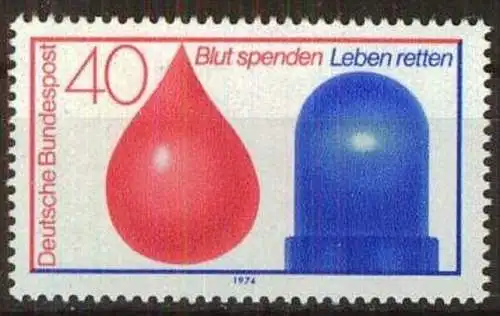 DEUTSCHLAND 1974 Mi-Nr. 797 ** MNH