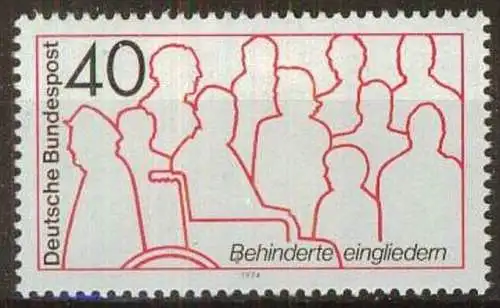 DEUTSCHLAND 1974 Mi-Nr. 796 ** MNH