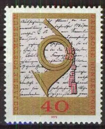 DEUTSCHLAND 1972 Mi-Nr. 739 ** MNH