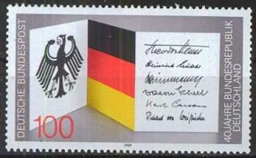 DEUTSCHLAND 1989 Mi-Nr. 1421 ** MNH