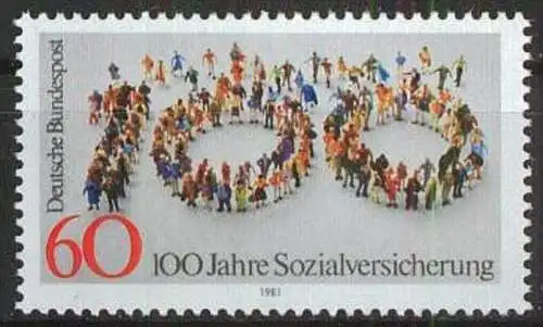 DEUTSCHLAND 1981 Mi-Nr. 1116 ** MNH