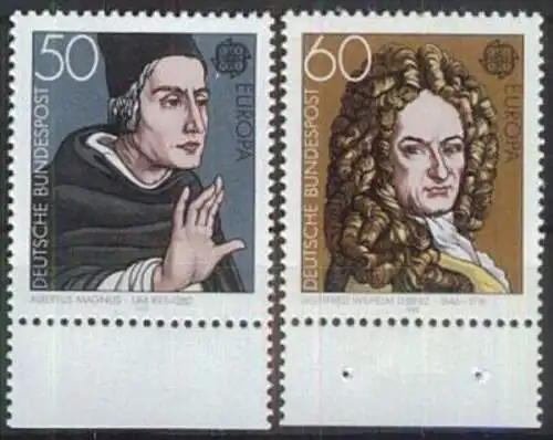 DEUTSCHLAND 1980 Mi-Nr. 1049/50 ** MNH