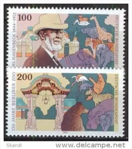 DEUTSCHLAND 1994 Mi-Nr. 1734/35 ** MNH