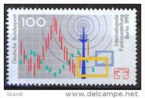 DEUTSCHLAND 1991 Mi-Nr. 1553 ** MNH