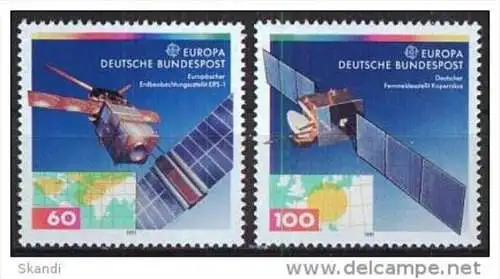 DEUTSCHLAND 1991 Mi-Nr. 1526/27 ** MNH