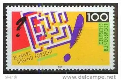 DEUTSCHLAND 1990 Mi-Nr. 1453 ** MNH