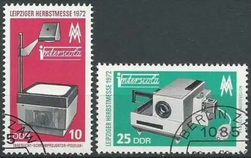 DDR 1972 Mi-Nr. 1782/83 o used - aus Abo