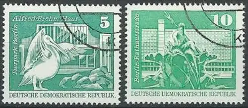 DDR 1973 Mi-Nr. 1842/43 o used - aus Abo