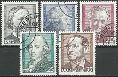 DDR 1974 Mi-Nr. 1941/45 o used - aus Abo