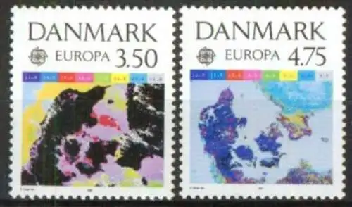 DÄNEMARK 1991 Mi-Nr. 1000/01 ** MNH