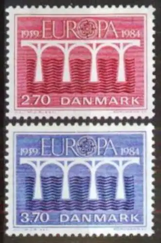 DÄNEMARK 1984 Mi-Nr. 806/07 ** MNH