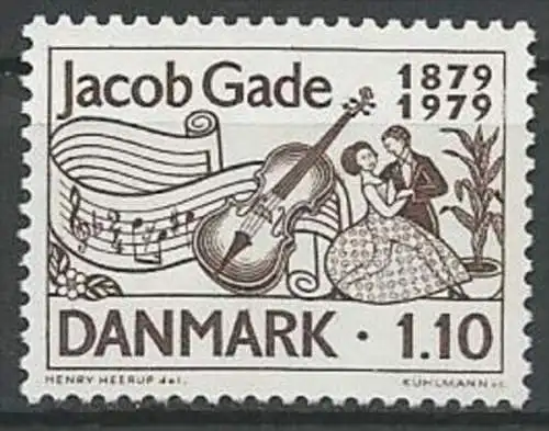 DÄNEMARK 1979 Mi-Nr. 695 ** MNH