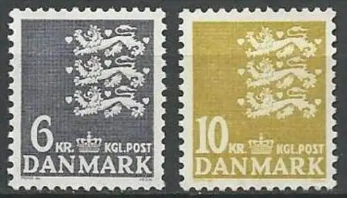 DÄNEMARK 1976 Mi-Nr. 625/26 ** MNH