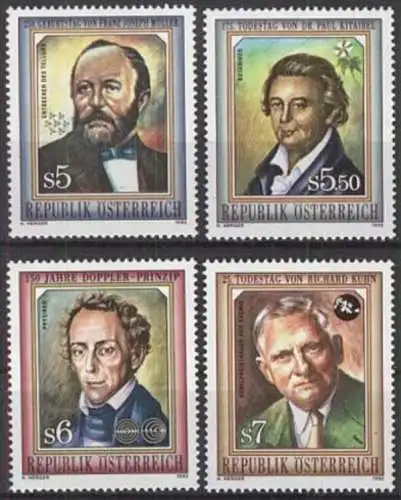 ÖSTERREICH 1992 Mi-Nr. 2055/58 ** MNH