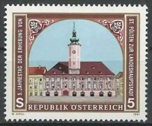 ÖSTERREICH 1991 Mi-Nr. 2034 ** MNH